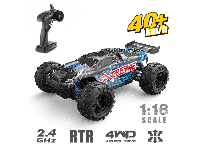 9302E - 1:18 RC Hobby Racing car with light+ CVT RC, rechargable battery included